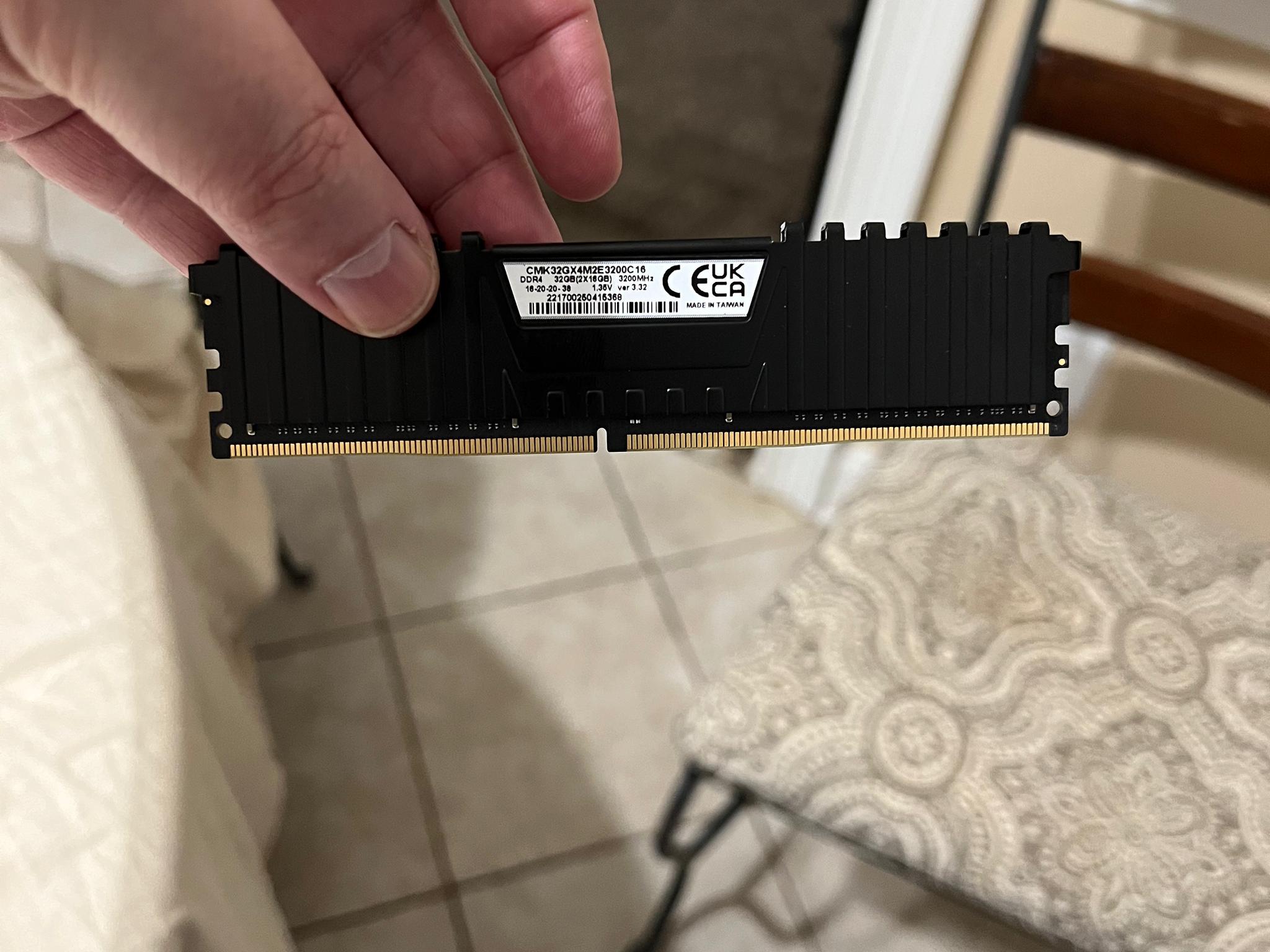 64 Gigs Memory 4 dimms 3200  CL16