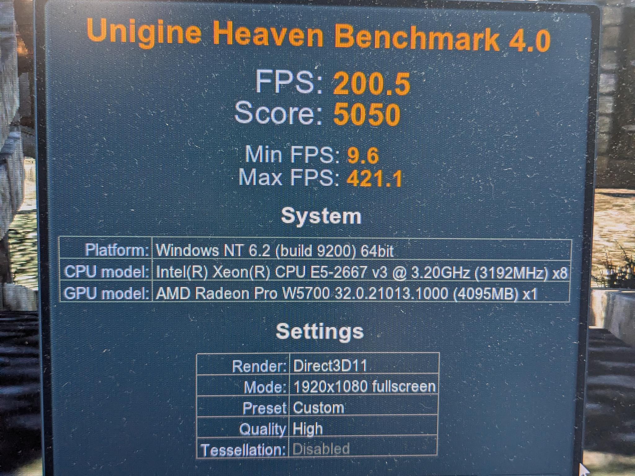 Workstation Gamer | 8 Core Xeon (same as i7), 32GB RAM, 8GB AMD W5700, 512GB SSD, Win11