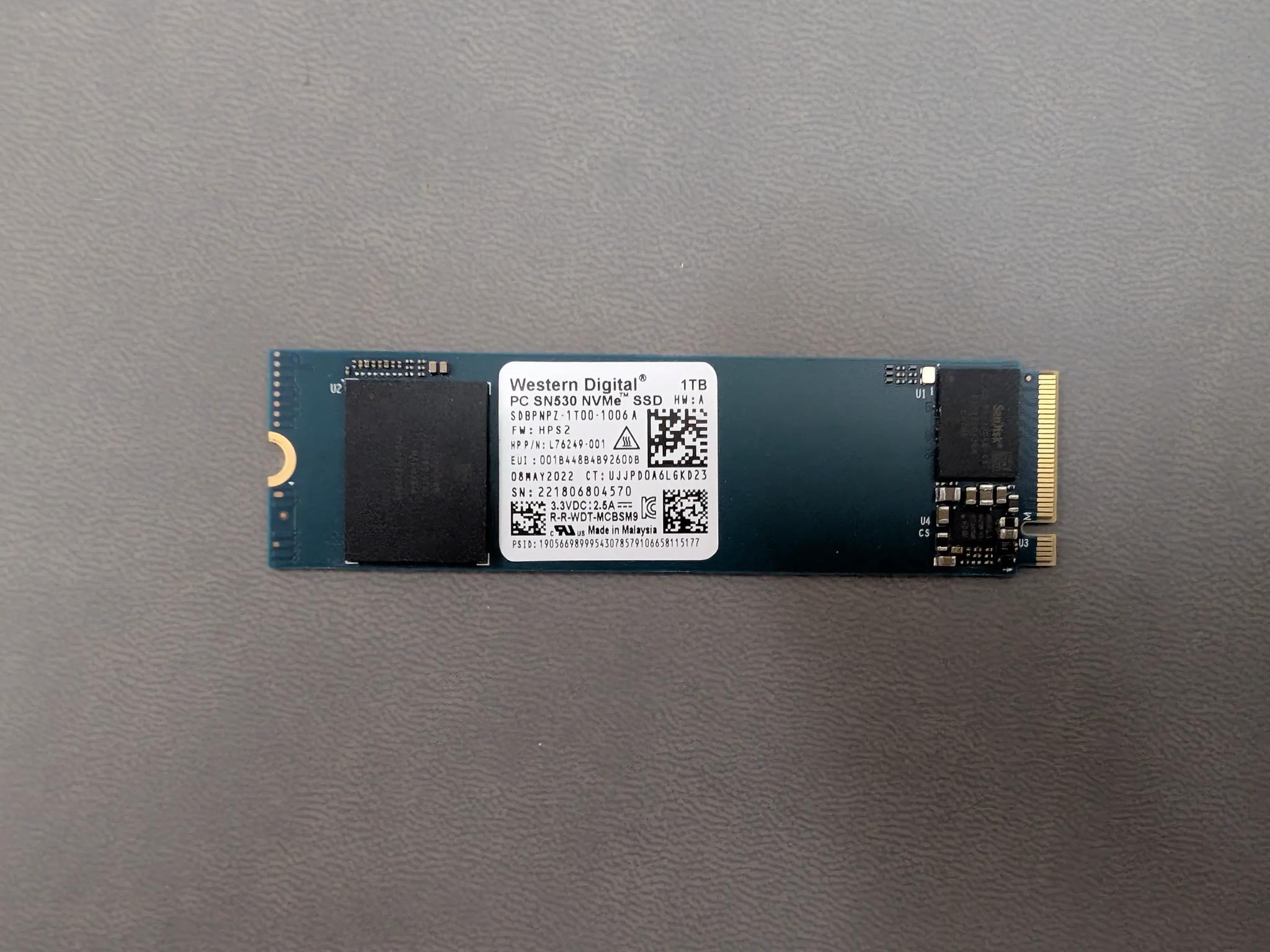 Western Digital PC SN530 1TB SDBPNPZ-1T00