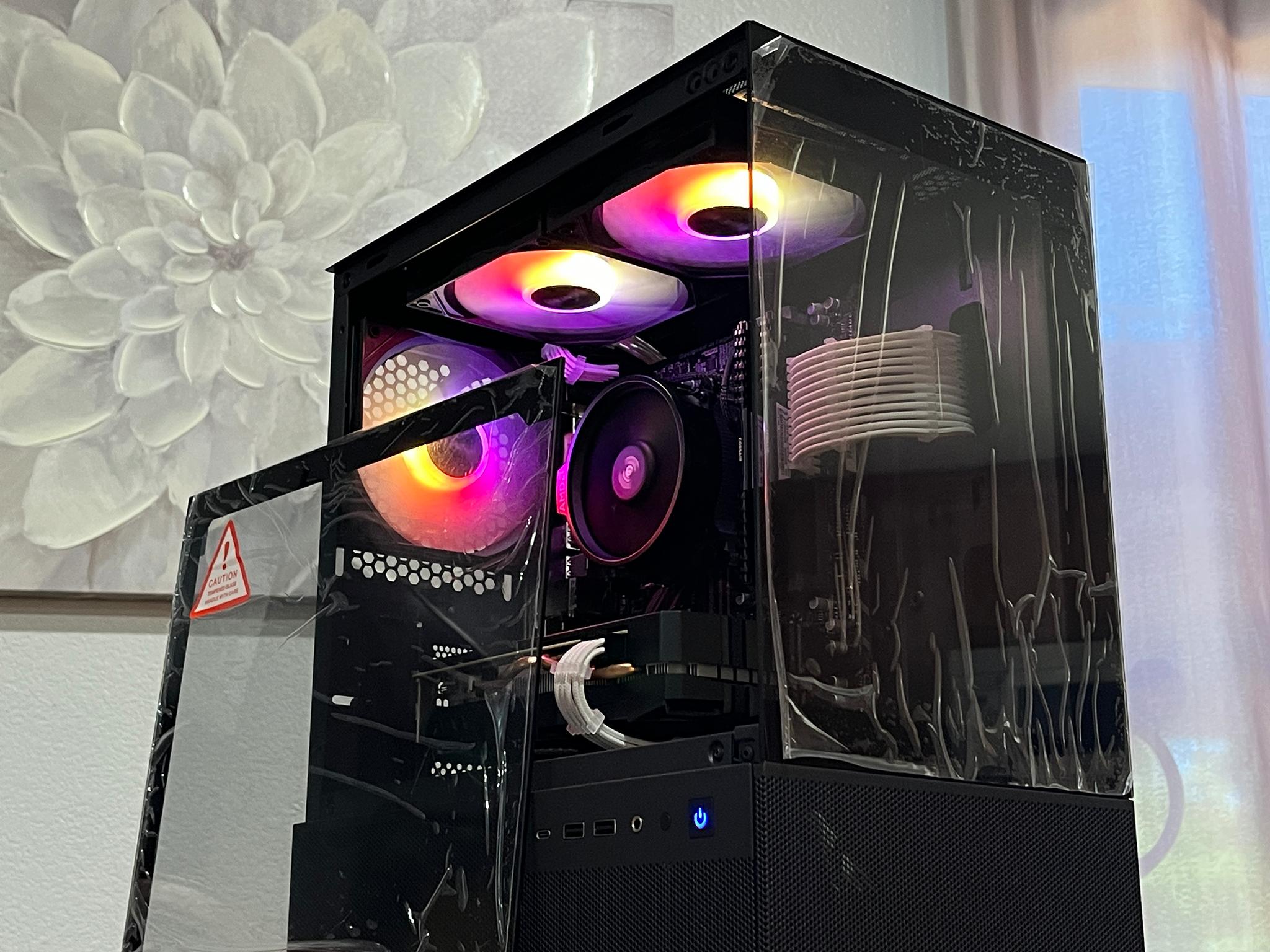 RX 580 8GB, Ryzen 7 2700X, 16GB RAM | Black RGB Gaming Computer/PC