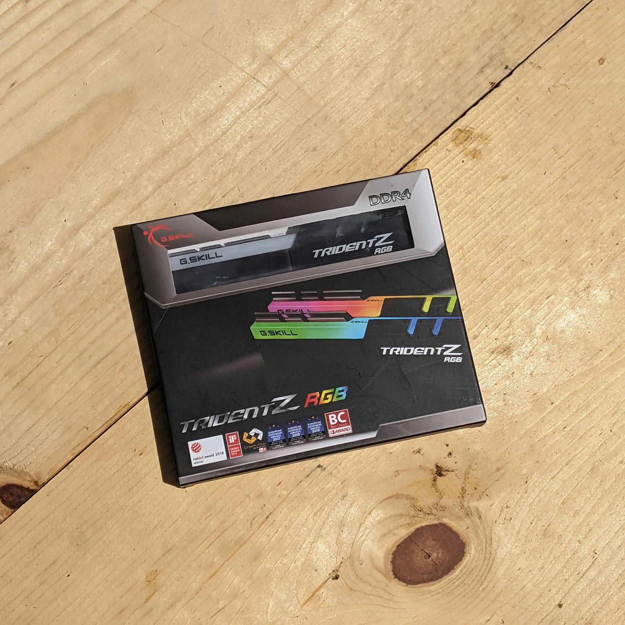 G.Skill Trident Z RGB 32 GB (2 x 16 GB) DDR4-3600 CL16 Memory