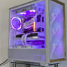 (ALL WHITE build w/ Birch🪵)🤍Ryzen 7 7700X🤍RX 9070🤍32GB DDR5 RAM🤍2TB NVMe🤍Windows 11 Pro 🪵🧊👑