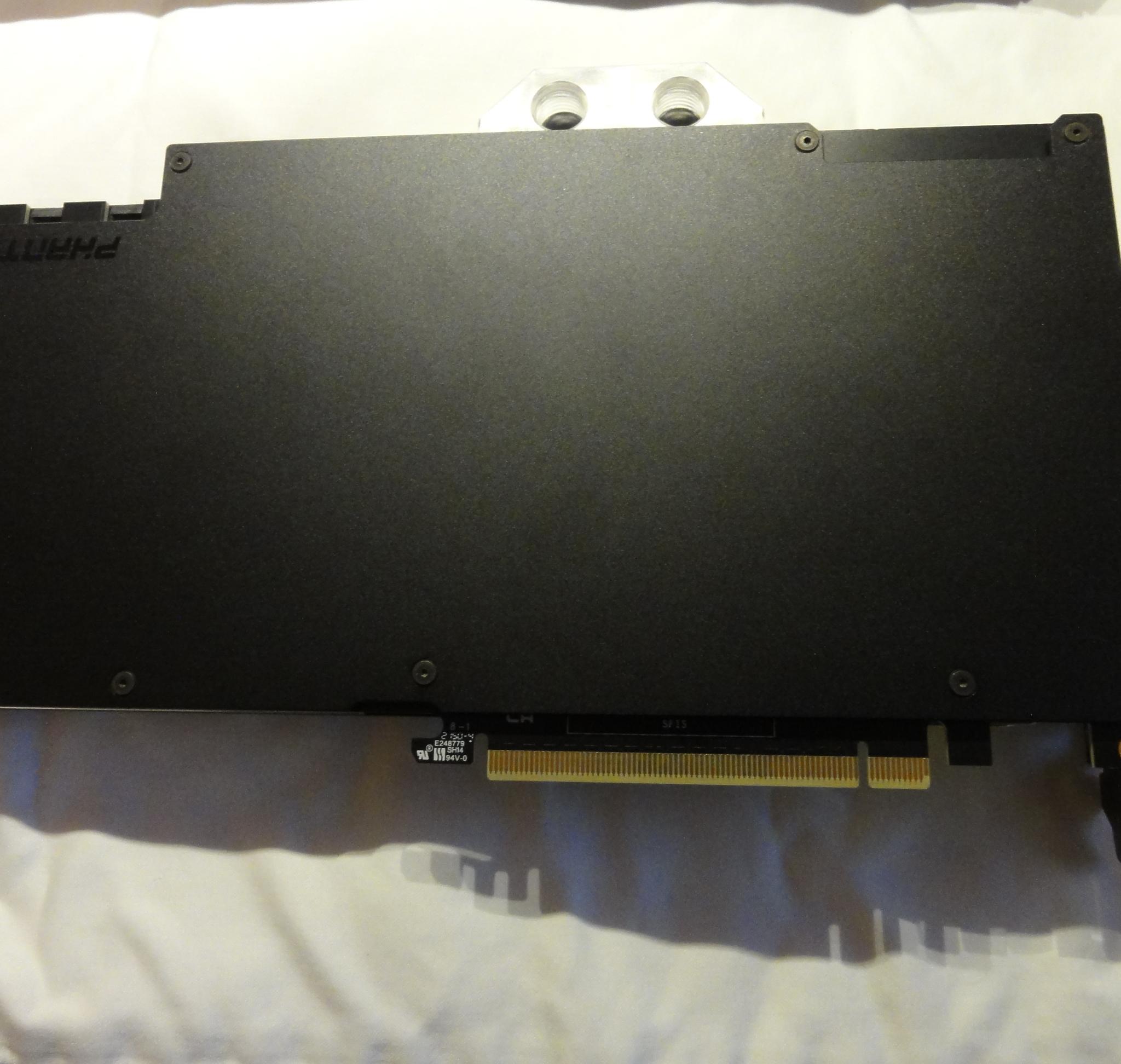 Asus ROG Strix RTX 3070 Ti OC with Phanteks G30 water block.