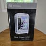 Like New White Thermaltake Tower 300 Case w/ LCD Screen & Chassis Stand Kit!!