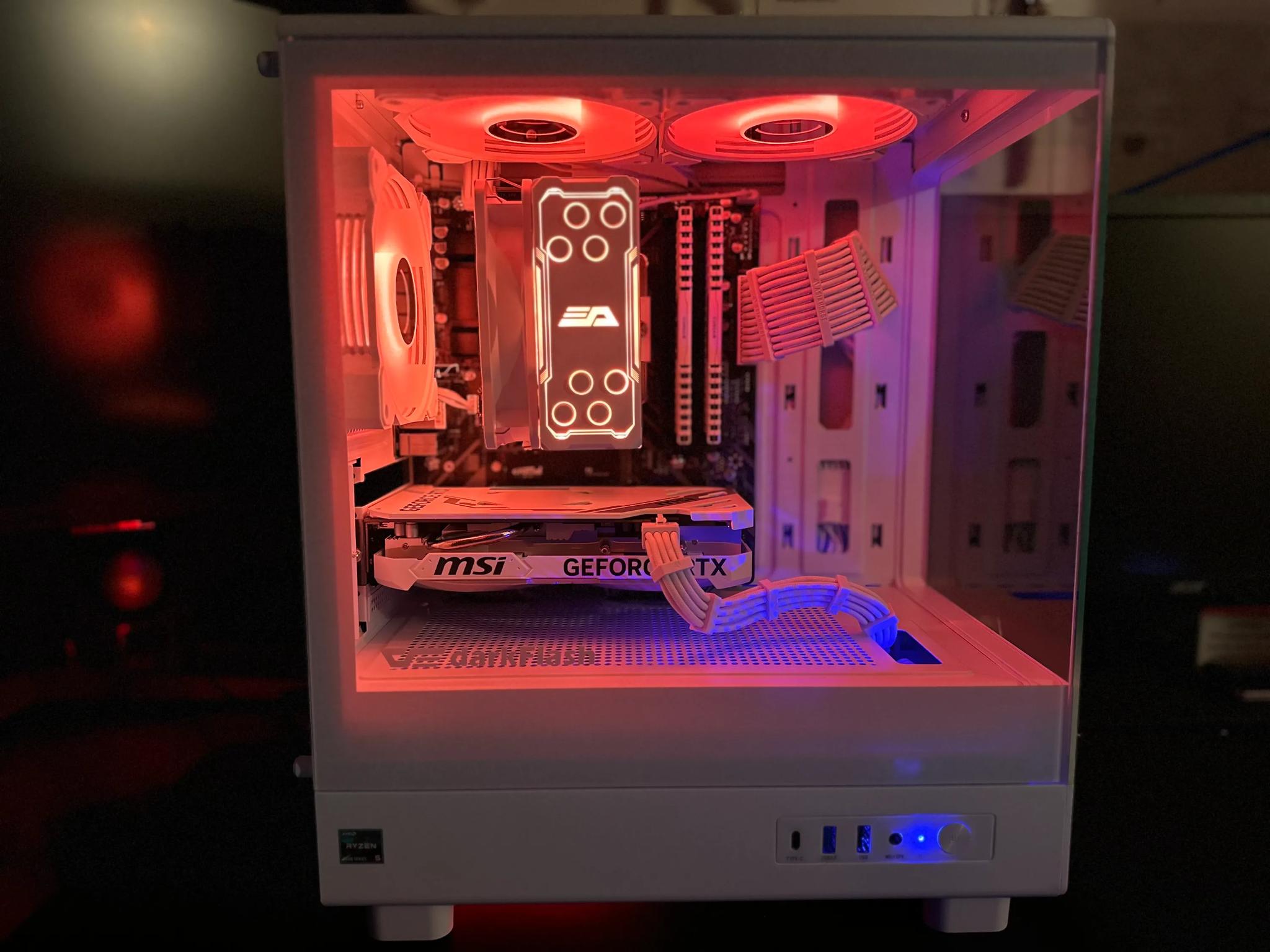 🔥WHITE-OUT🔥RYZEN 5 5600x MSI Ventus RTX 4060 OC Edition 32gb Ram 1TB M.2 SSD🔥 650w Gold R PSU🔥