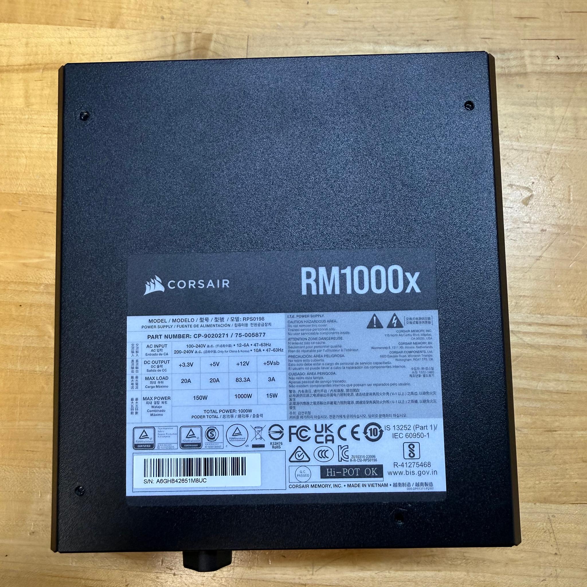 Corsair RM1000X Power Supply