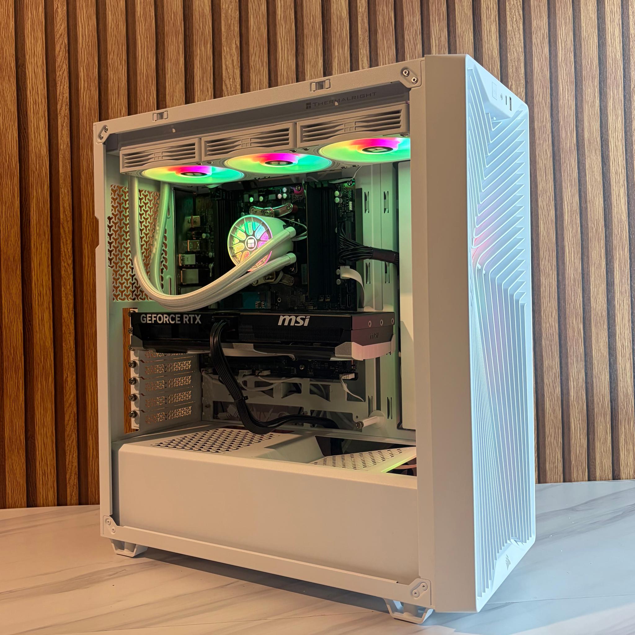 RTX 5070 |  RYZEN 7 7800X3D | 16GB DDR5 | 750w PSU | 2TB NVME | 360MM AIO