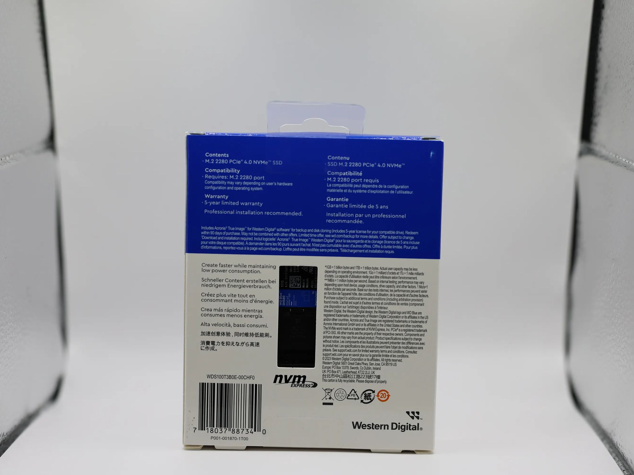 WD 1TB Blue SN580 NVMe M.2 Internal SSD *NEW* SEALED