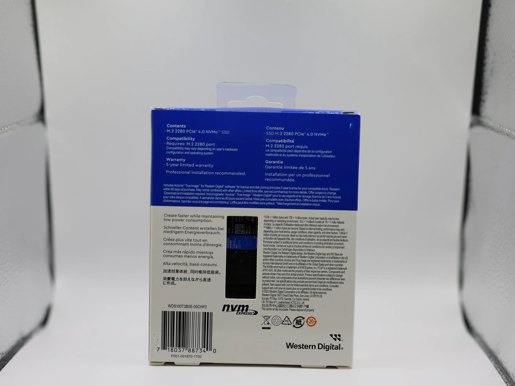 WD 1TB Blue SN580 NVMe M.2 Internal SSD *NEW* SEALED