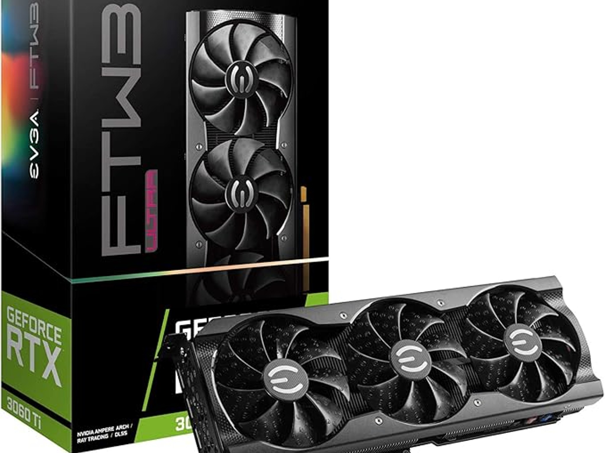 EVGA GeForce RTX 3060 Ti FTW3 ULTRA GAMING, 08G-P5-3667-KR