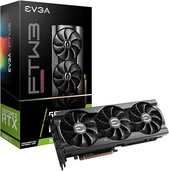 EVGA GeForce RTX 3060 Ti FTW3 ULTRA GAMING, 08G-P5-3667-KR