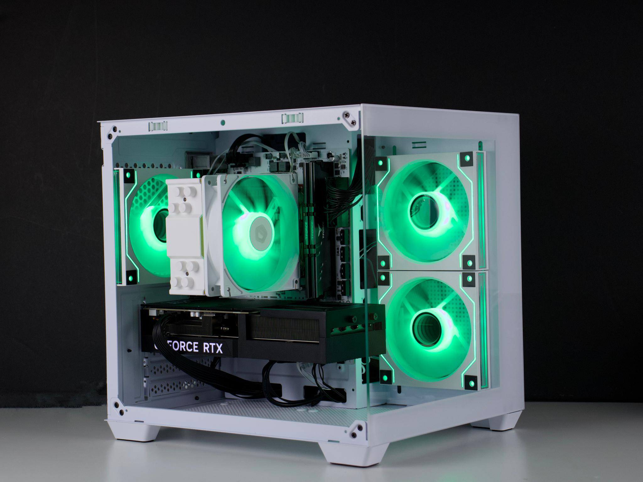 🧊❄️🧊 White Gaming PC – RTX 5060 TI, Ryzen 7 5700X, 32GB RAM, 1TB SSD - WiFi, BlueTooth 🧊❄️🧊