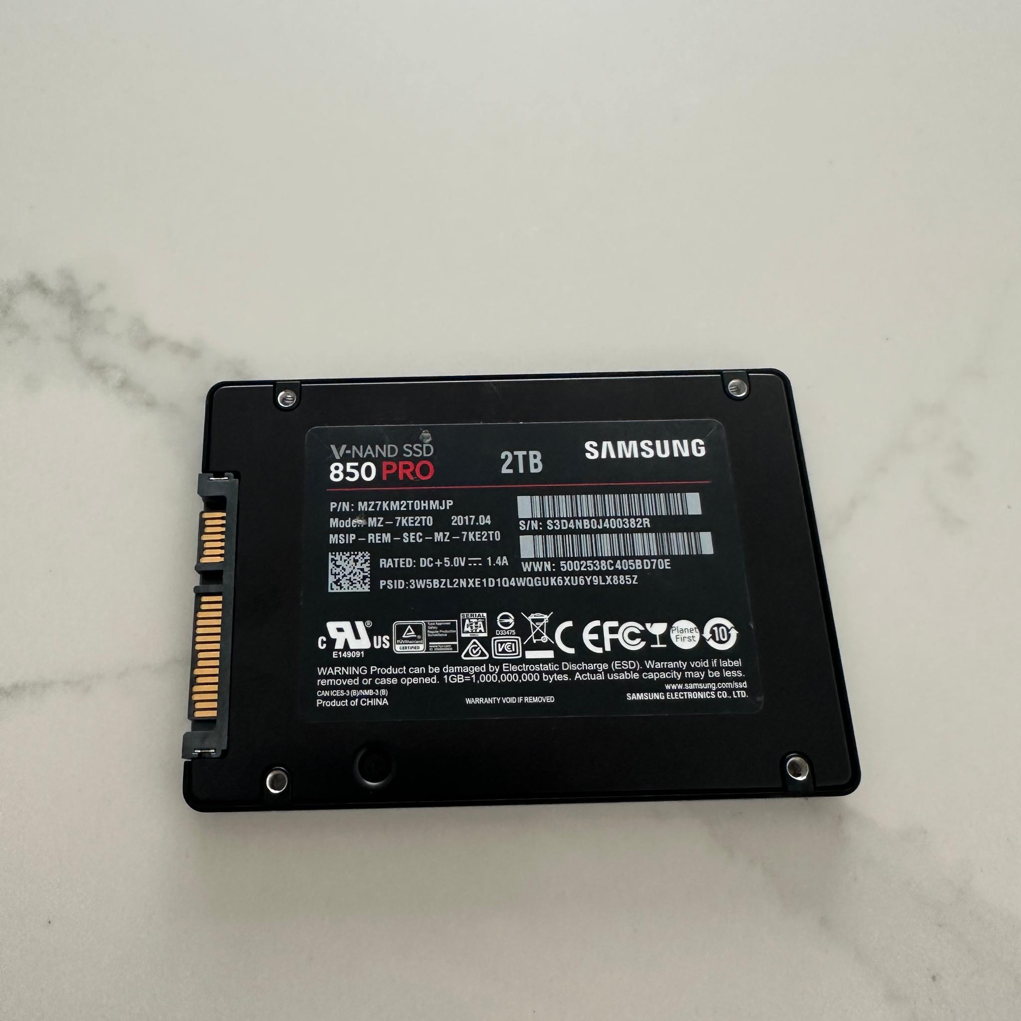 Samsung 850 PRO 2TB 2.5" SATA SSD