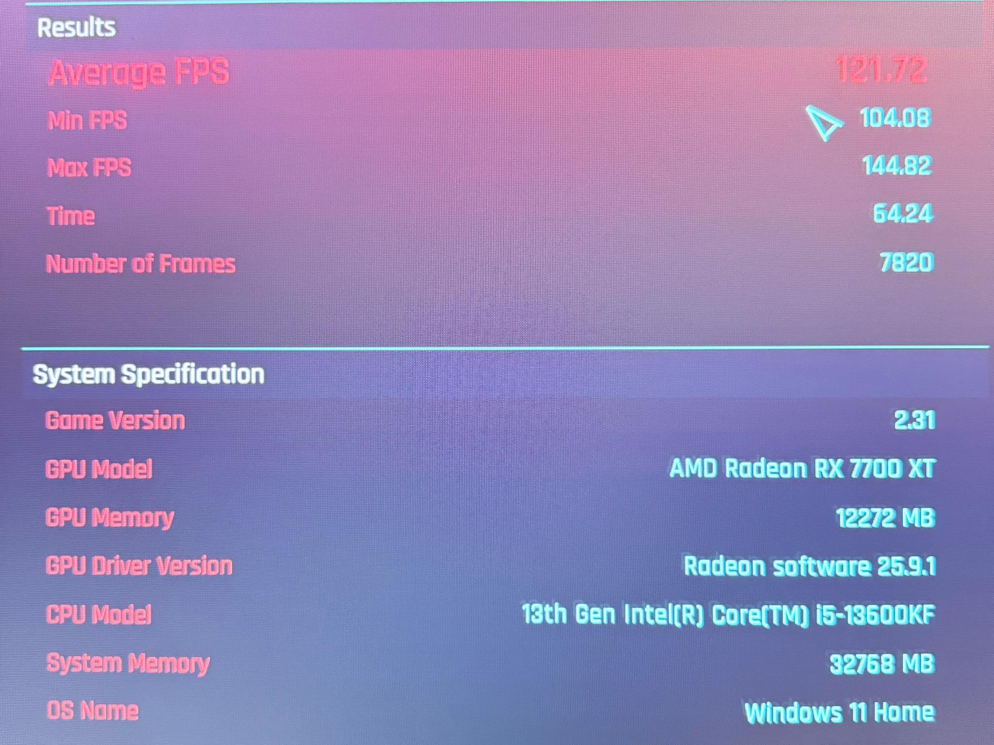 AMD RX 7700XT 12GB - lightly used, less than one year.