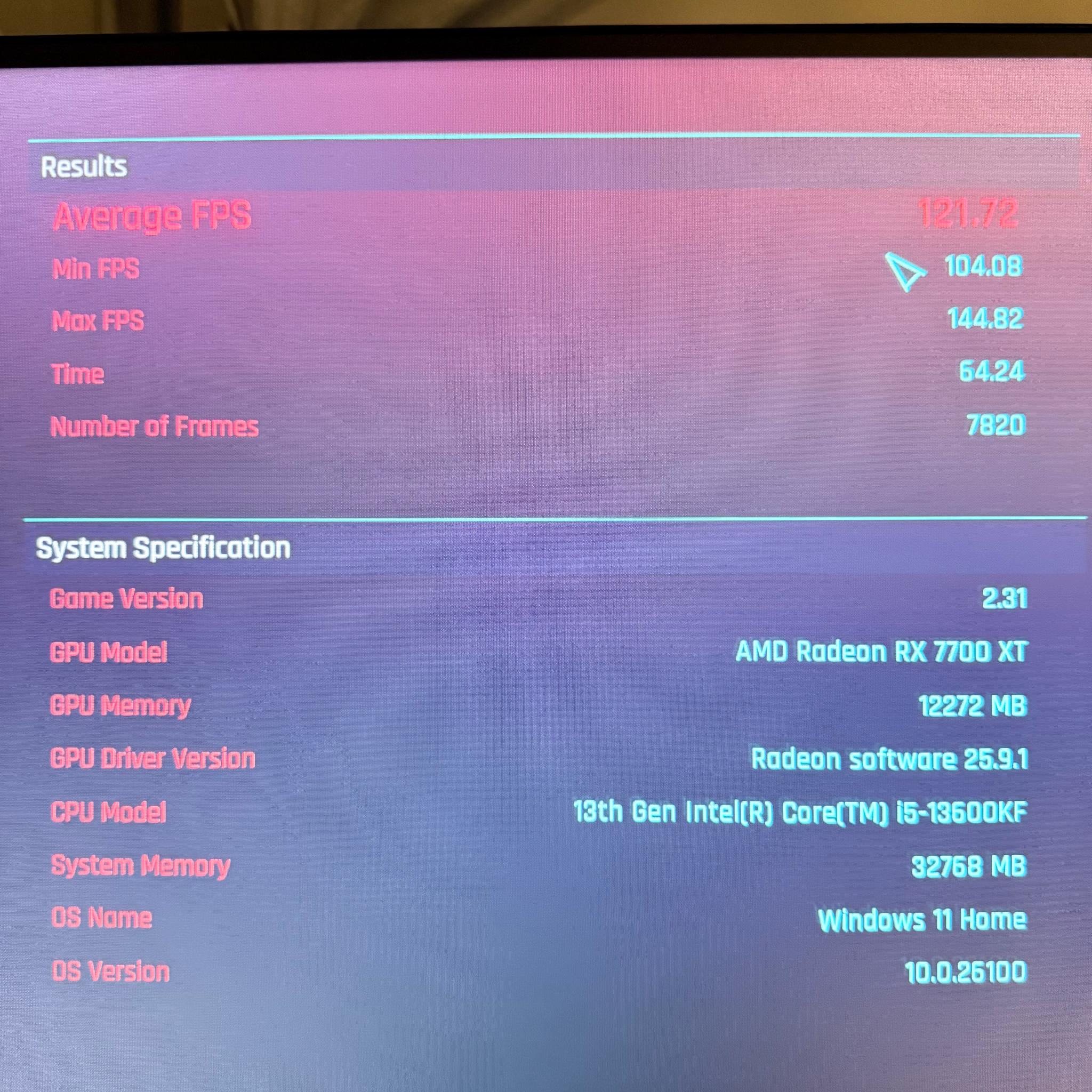 AMD RX 7700XT 12GB - lightly used, less than one year.