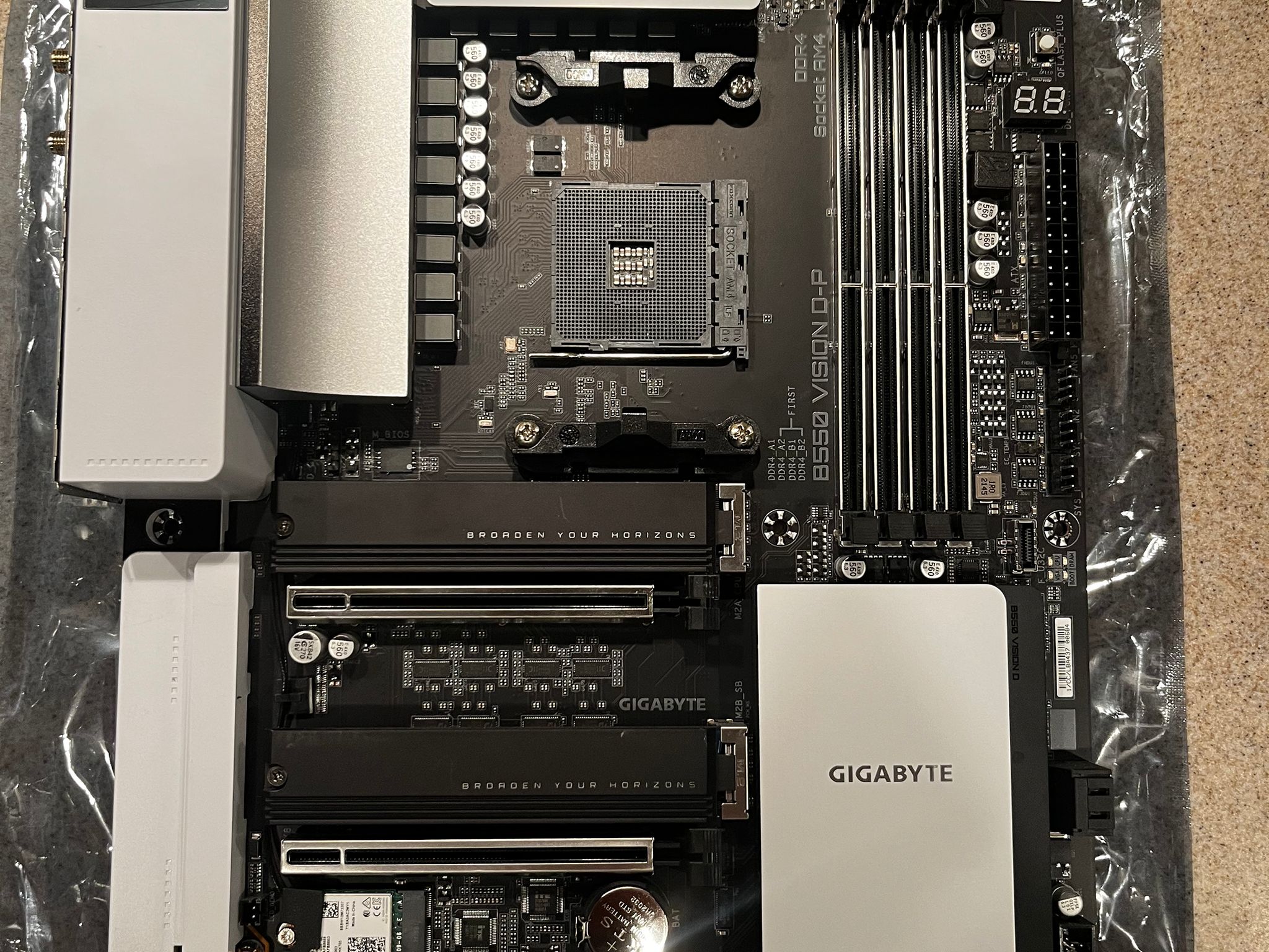 B550 vision d-p white Amd