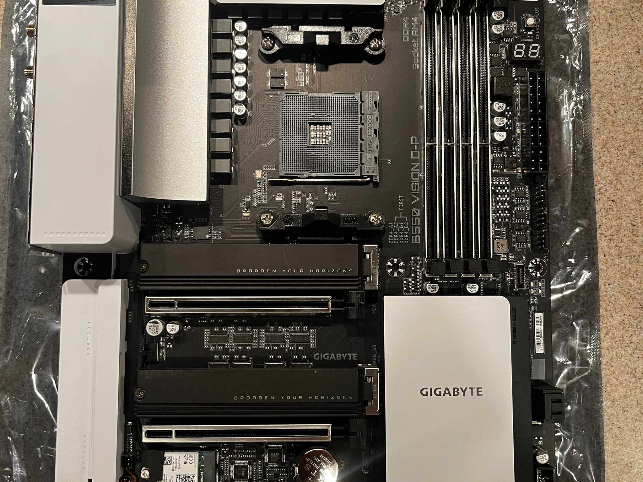 B550 vision d-p white Amd