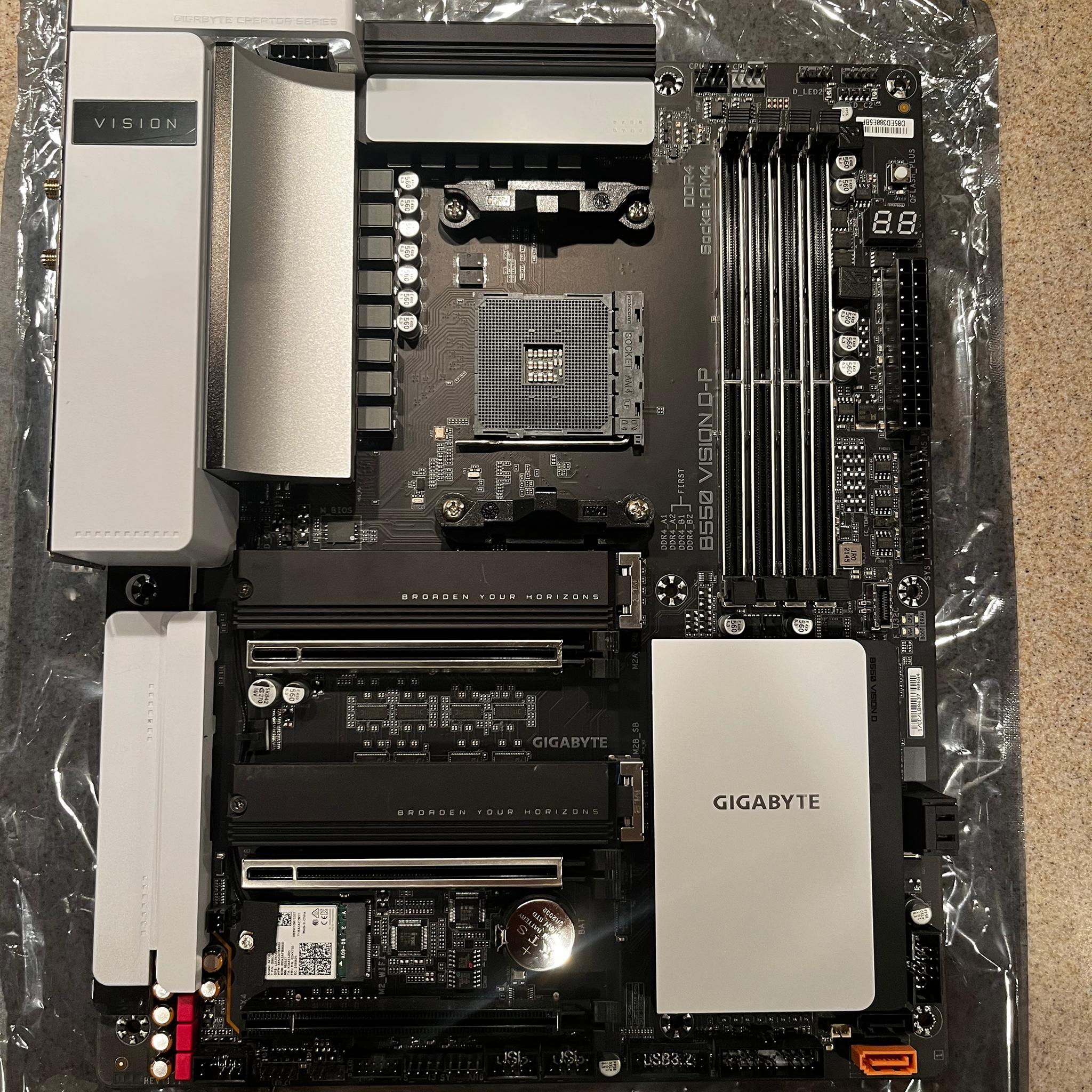 B550 vision d-p white Amd