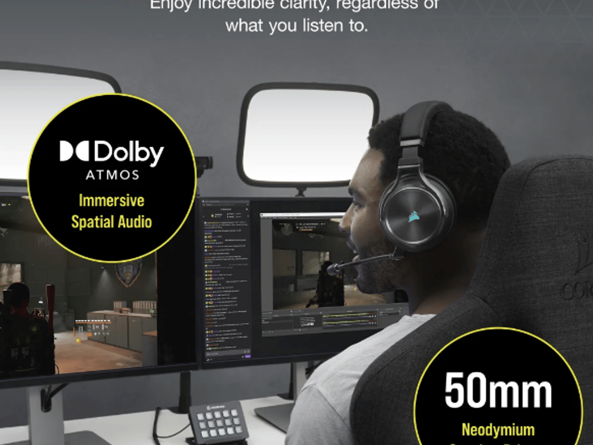 VIRTUOSO RGB WIRELESS XT High-Fidelity Gaming Headset (Slate)