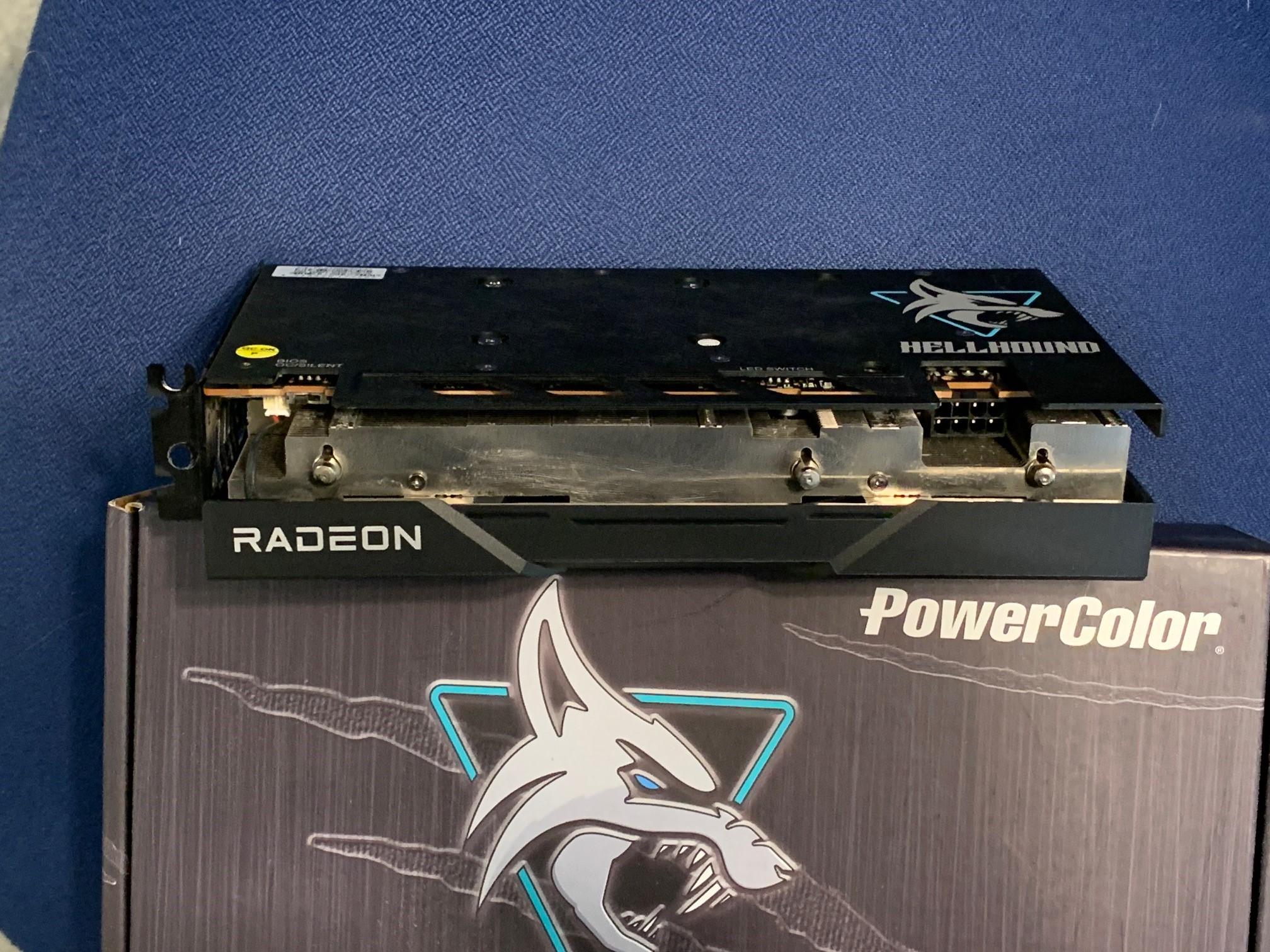 PowerColor RX 6600 XT Hellhound 8GB in good condition, with original box
