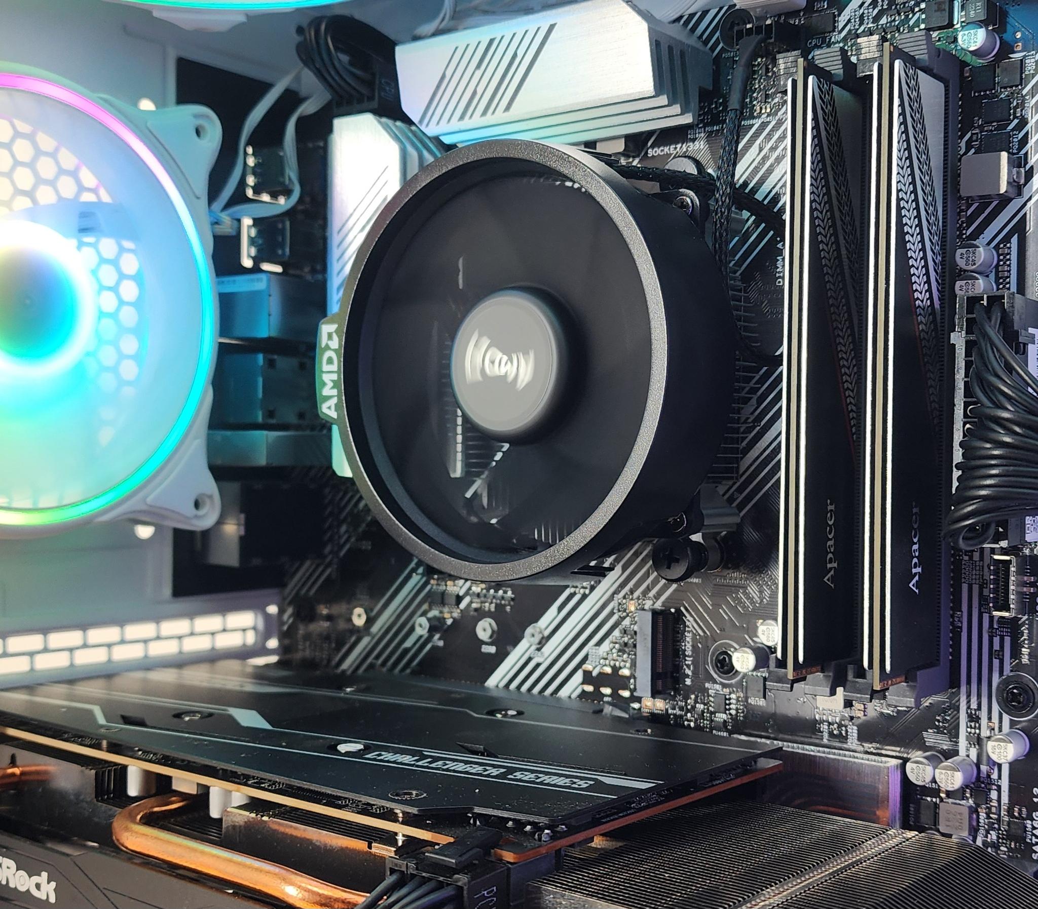 Gaming PC Ryzen 5 5500 16GB RAM 1TB SSD RX 7600 8GB Win11 Computer