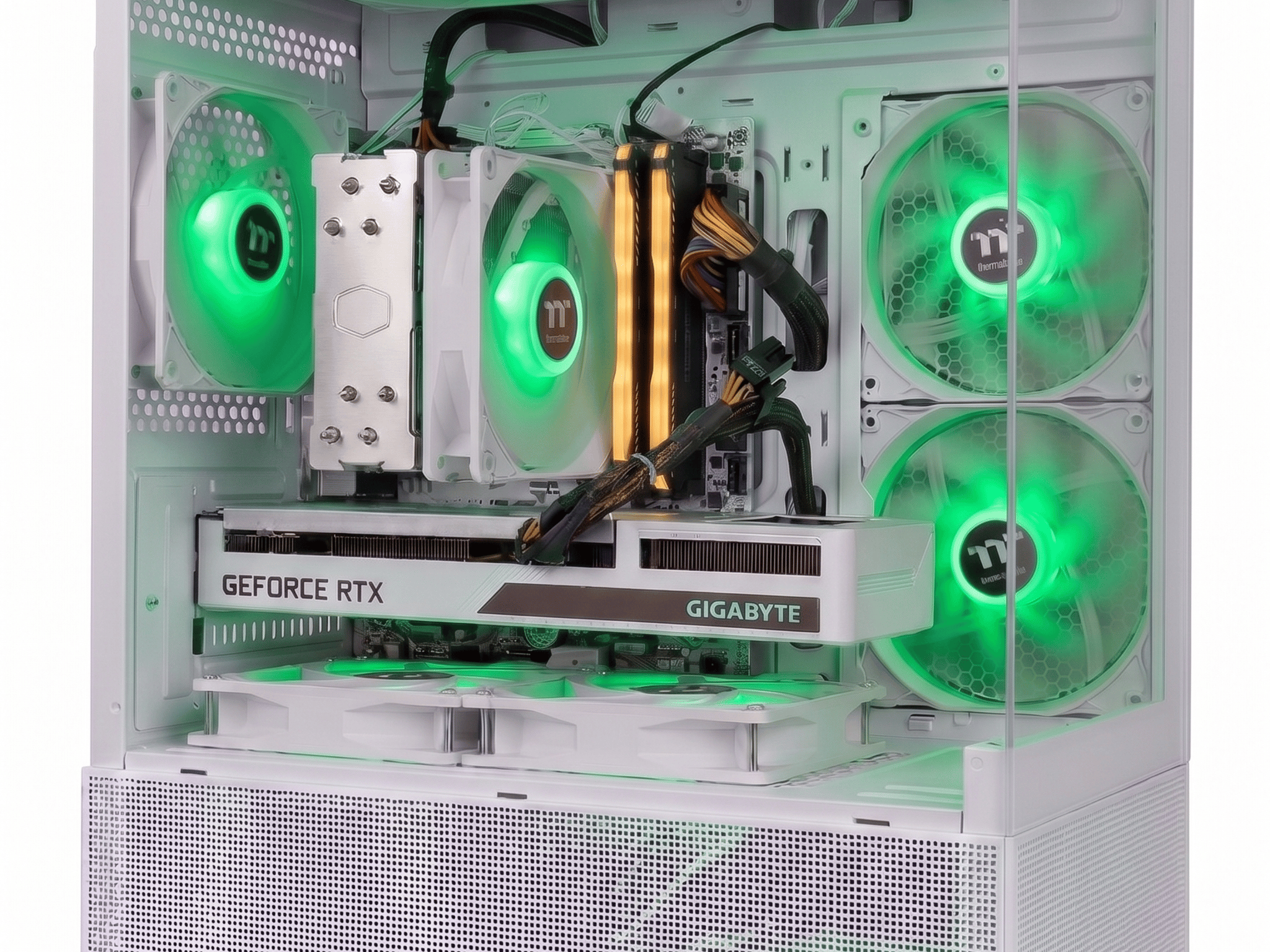 White Out RTX 3060 12GB Gaming PC - Ryzen 5500 | 16 GB DDR4 | 512 GB SSD