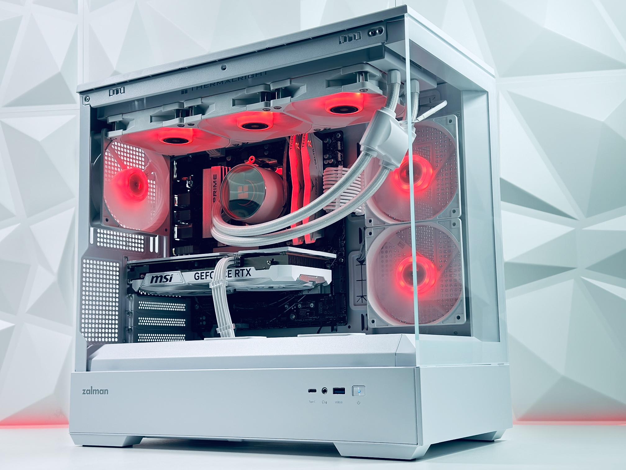 🤍🏔️1440p-4K Gaming PC❄️Nvidia RTX 4070 12GB❄️AMD Ryzen 7 5700X 8 core❄️32GB DDR4❄️1TB NVME