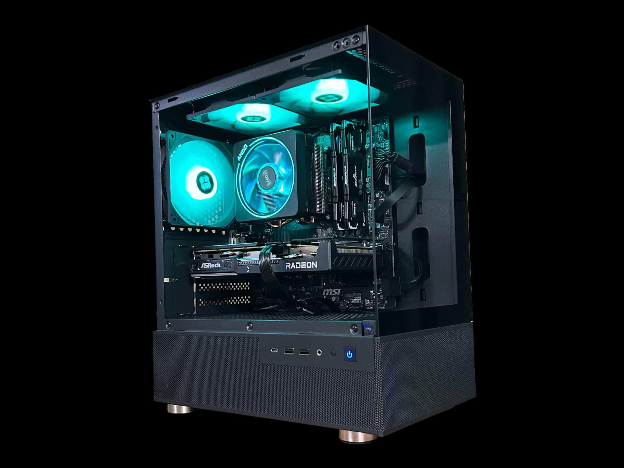 RX 9060XT 16GB | Ryzen 5 5600X | 32GB DDR4 | 1TB NVMe | The Officer RX