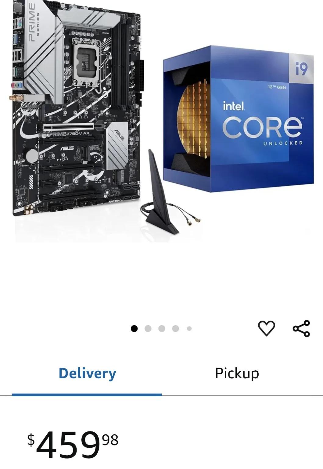 BNIB! On SALE! Asus PRIME Z790-V AX|Intel Core i9-12900K processor|32GB DDR5-6000 CL36 BNIB!
