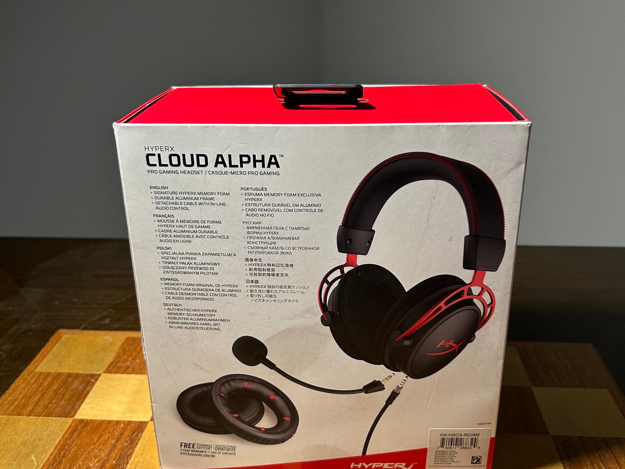 Kingston HyperX Cloud Alpha Gaming Headset for PC, Consoles, and Mobile