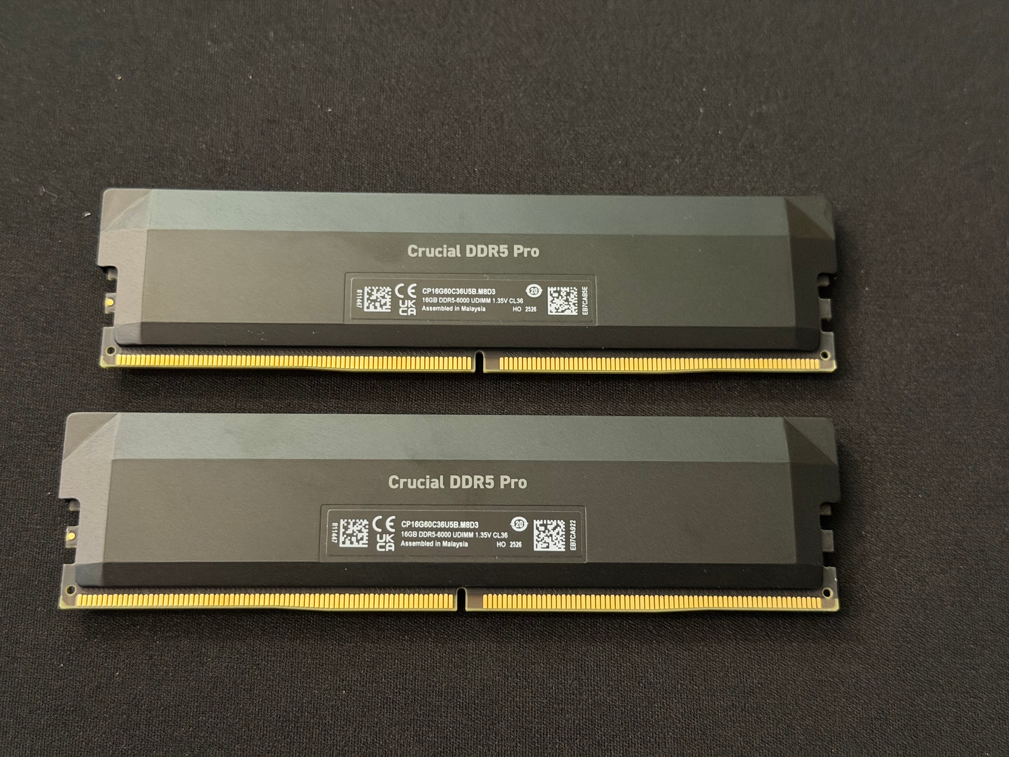 Crucial DDR5-6000 Pro 32Gb (2x16) CL36