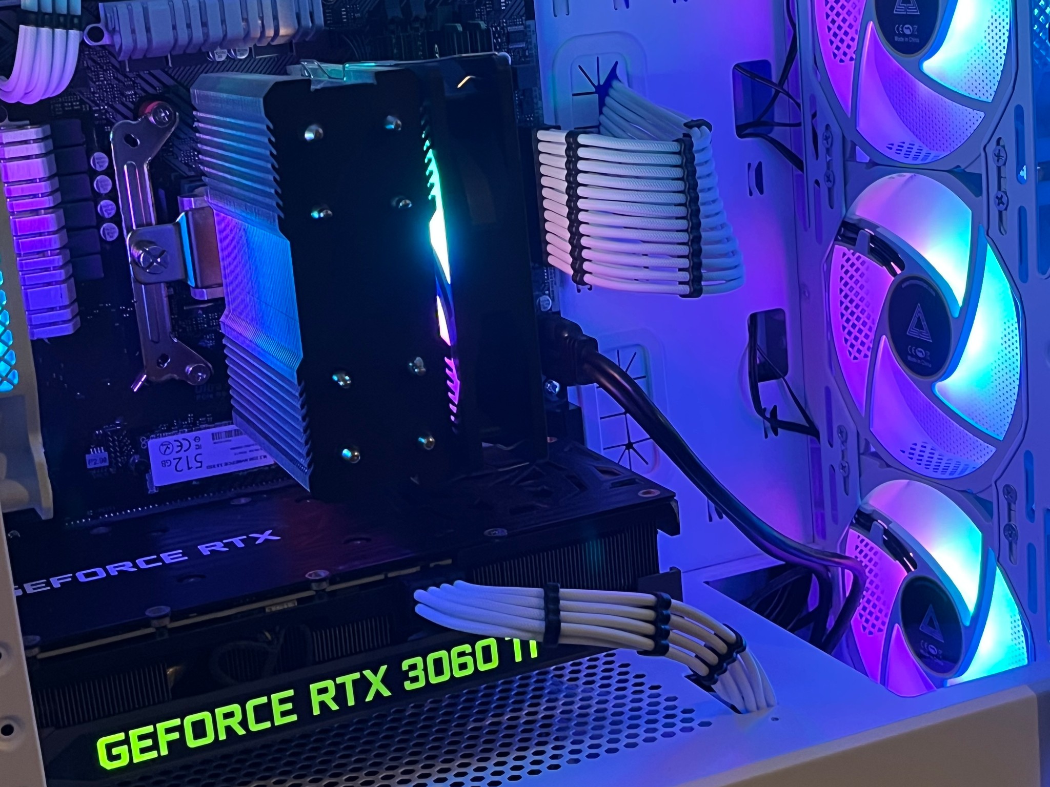 ⚫️⚪️Budget Gamer (ARGB) |Ryzen 5|32GB DDR4|3060 TI|512GB NVME SSD|Window 11 |Wifi and BT