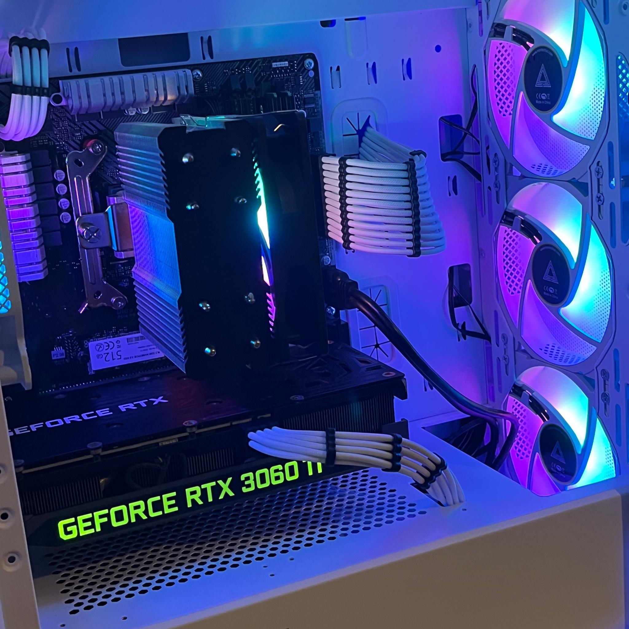⚫️⚪️Budget Gamer (ARGB) |Ryzen 5|32GB DDR4|3060 TI|512GB NVME SSD|Window 11 |Wifi and BT