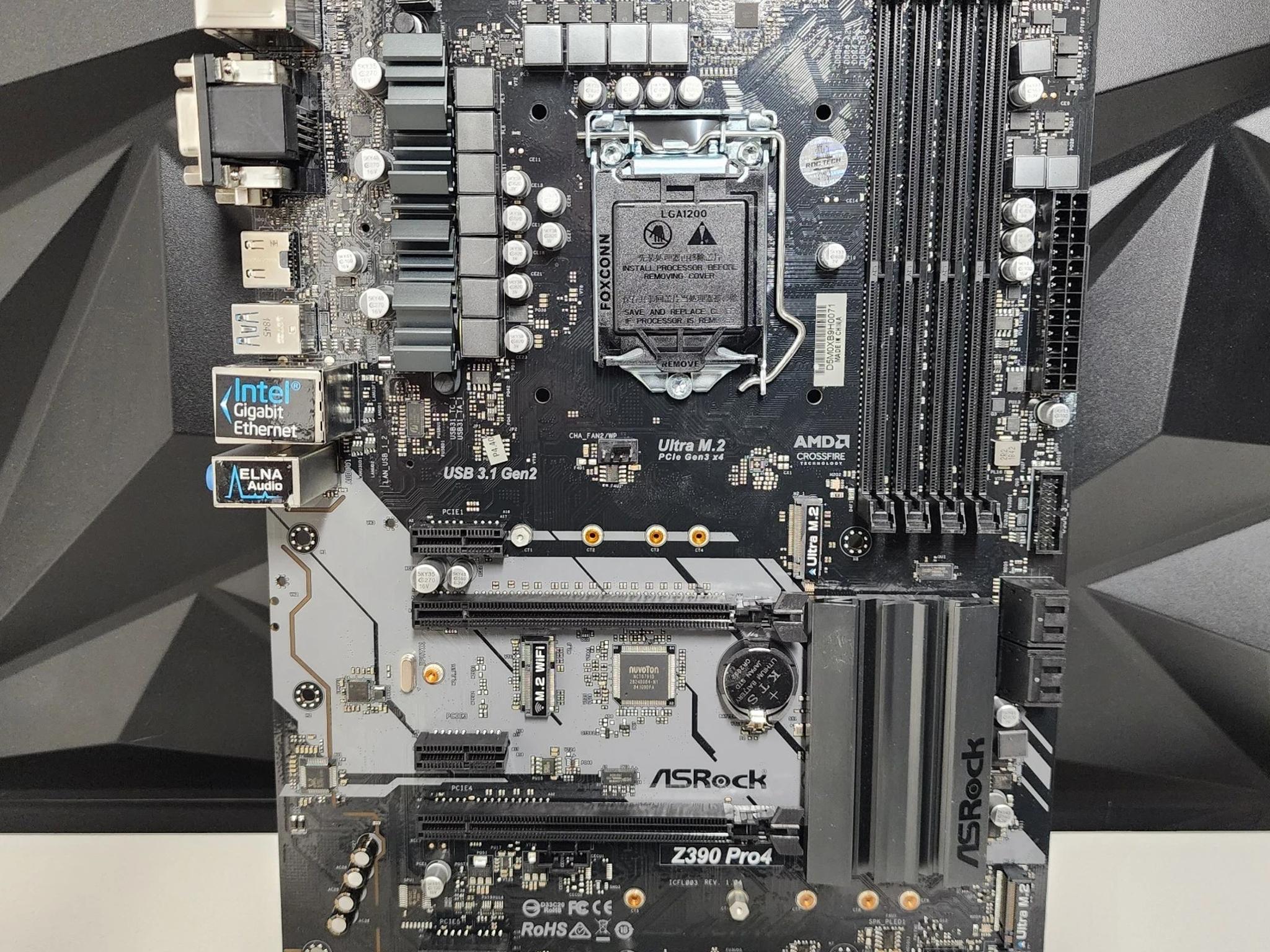 UPDATED BIOS ASROCK Z390 PRO4 LGA1151 DDR4 ATX MOTHERBOARD