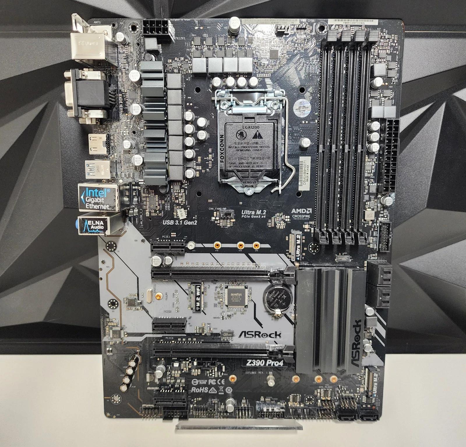 UPDATED BIOS ASROCK Z390 PRO4 LGA1151 DDR4 ATX MOTHERBOARD