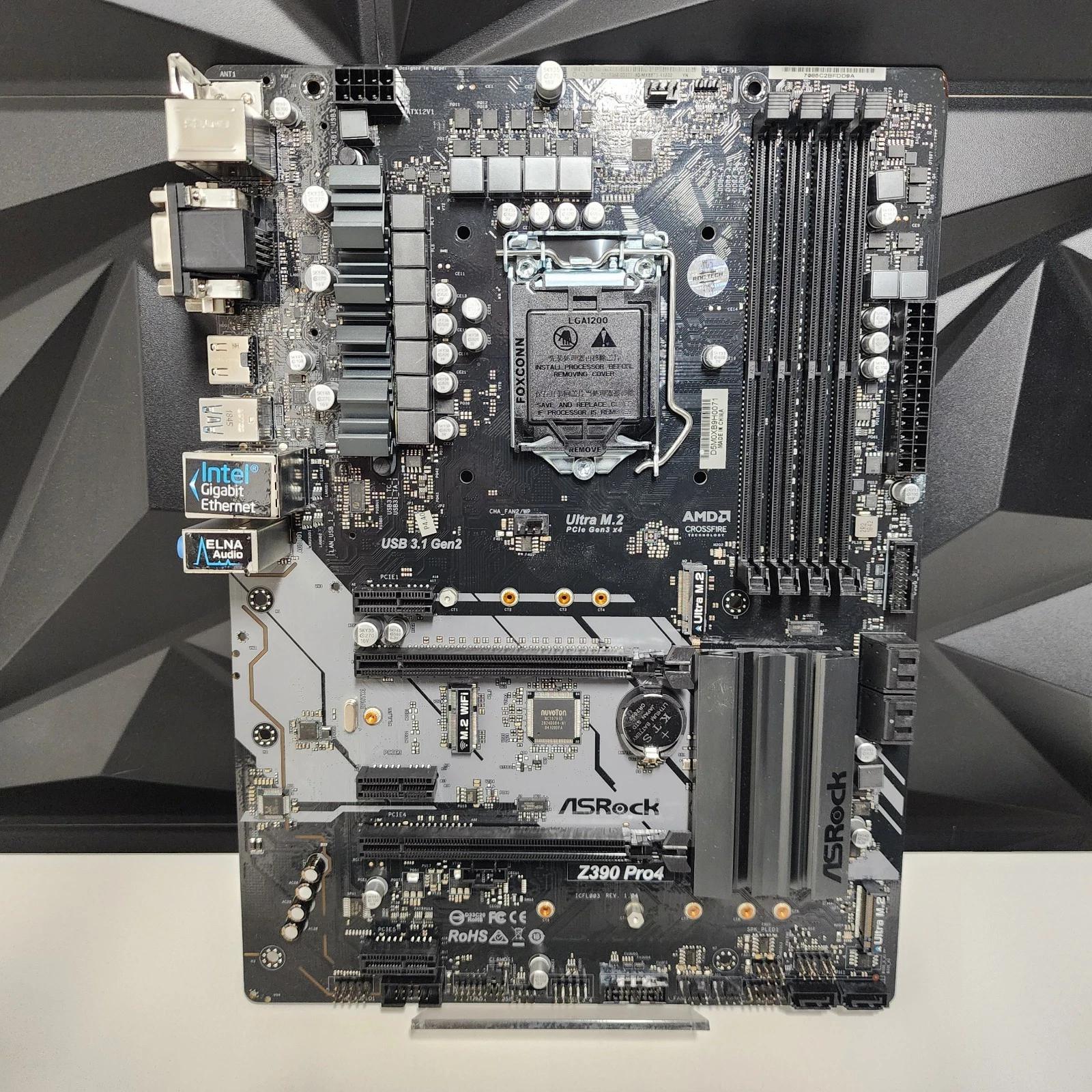 UPDATED BIOS ASROCK Z390 PRO4 LGA1151 DDR4 ATX MOTHERBOARD