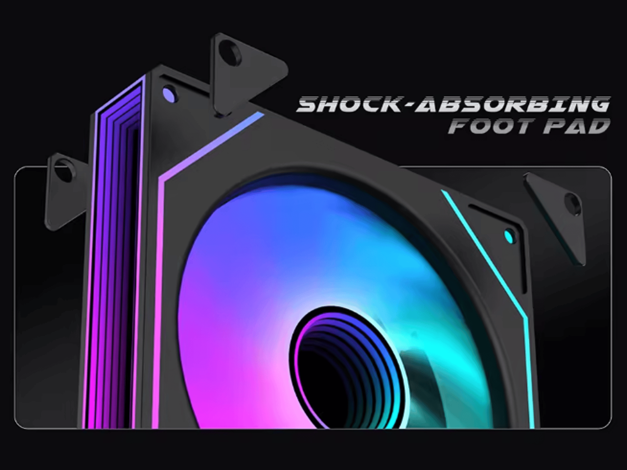 Platinum PC’s 3-Pack 120mm Infinity RGB Fans – High Airflow, Ultra Quiet, Stunning Lighting (BLACK)