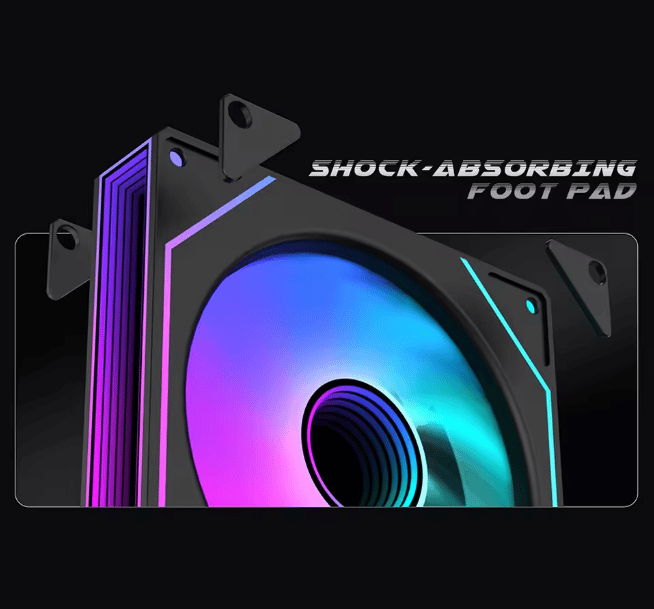 Platinum PC’s 3-Pack 120mm Infinity RGB Fans – High Airflow, Ultra Quiet, Stunning Lighting (BLACK)