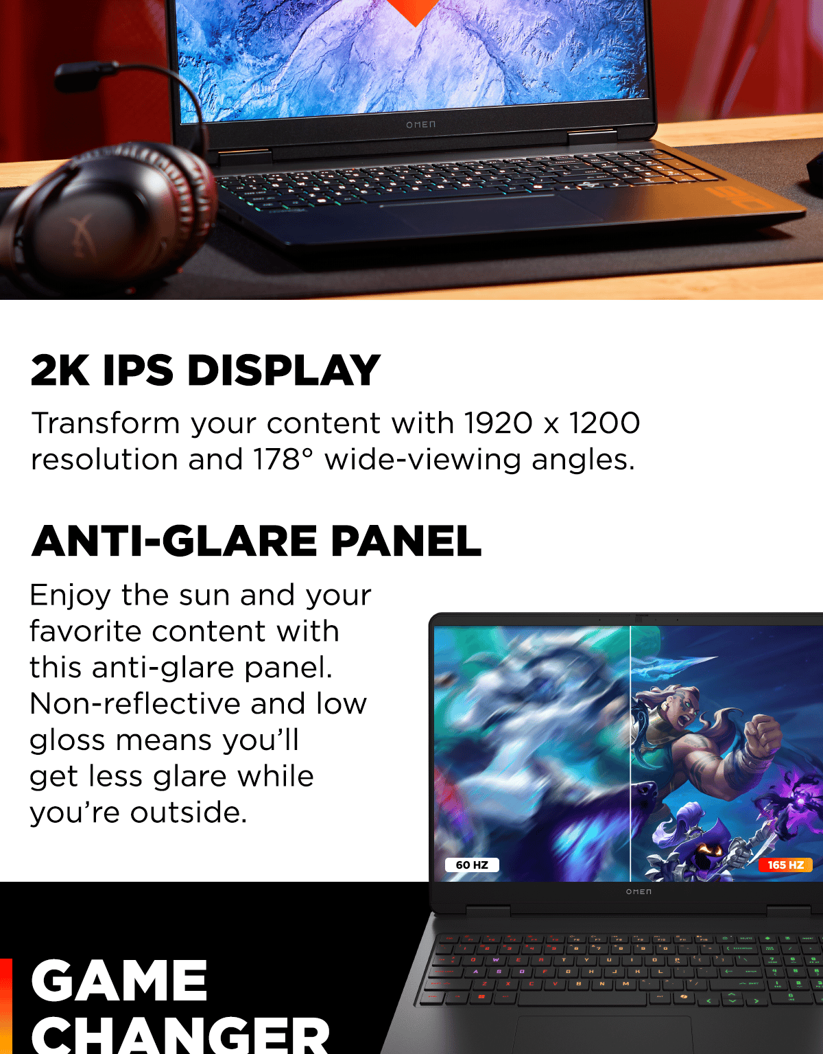 BRAND NEW IN BOX - HP OMEN 16 Slim 16-an0003nr 16" Gaming Laptop Computer - Shadow Black