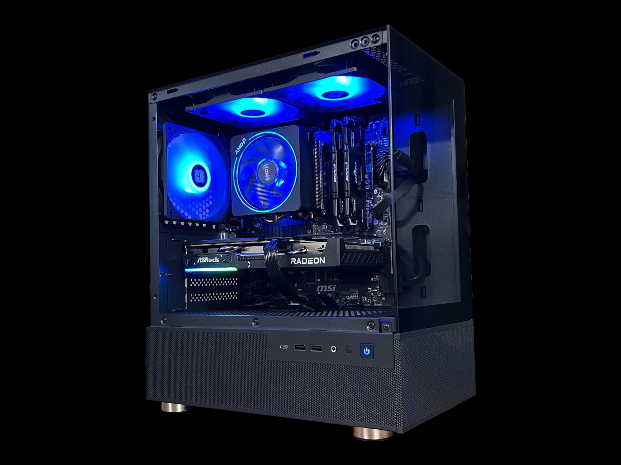 RX 9060XT 16GB | Ryzen 5 5600X | 16GB DDR4 | 1TB NVMe | The Officer RX