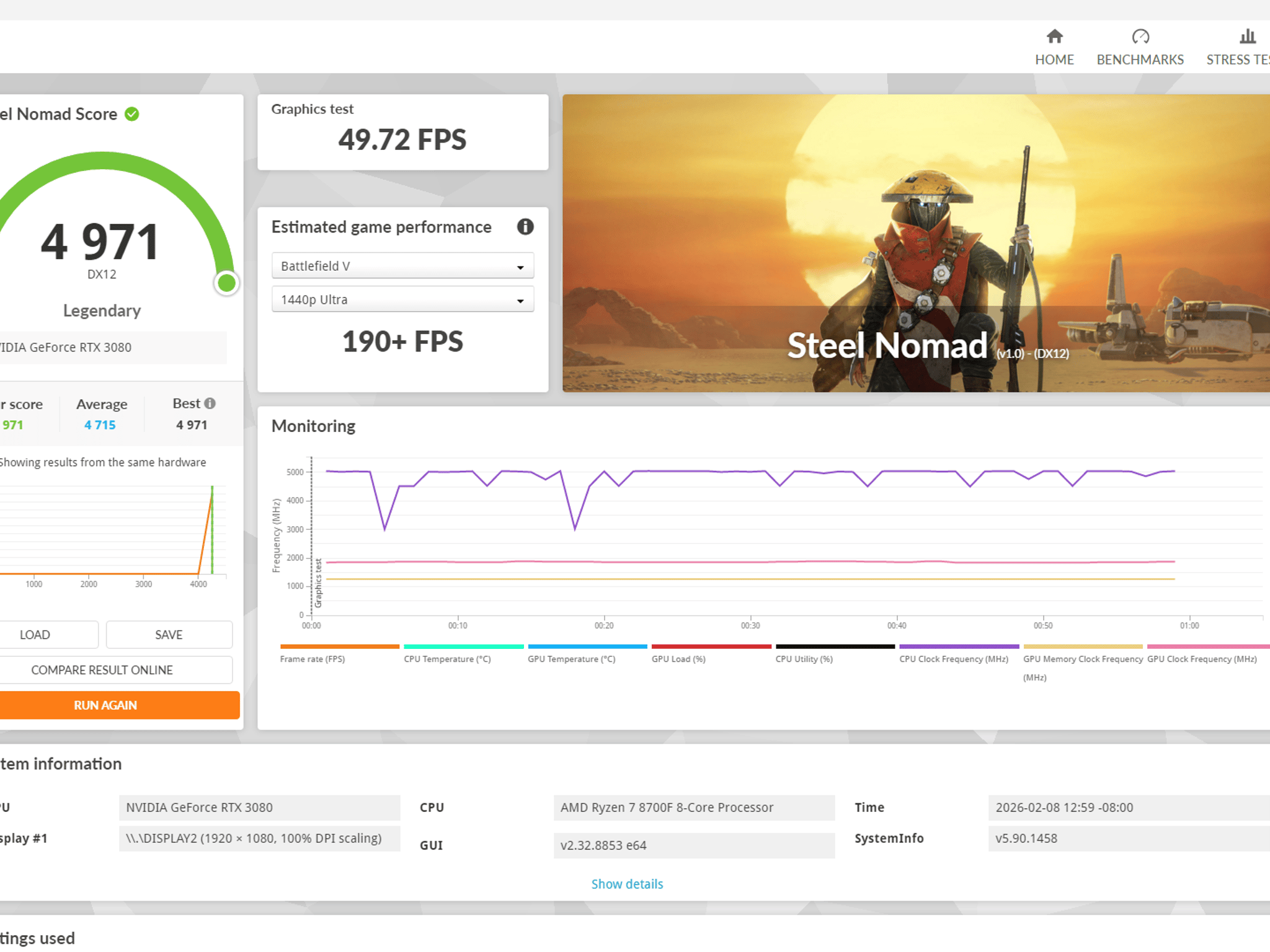 8700F | RTX 3080 12GB | 16GB | 1 TB | 750W