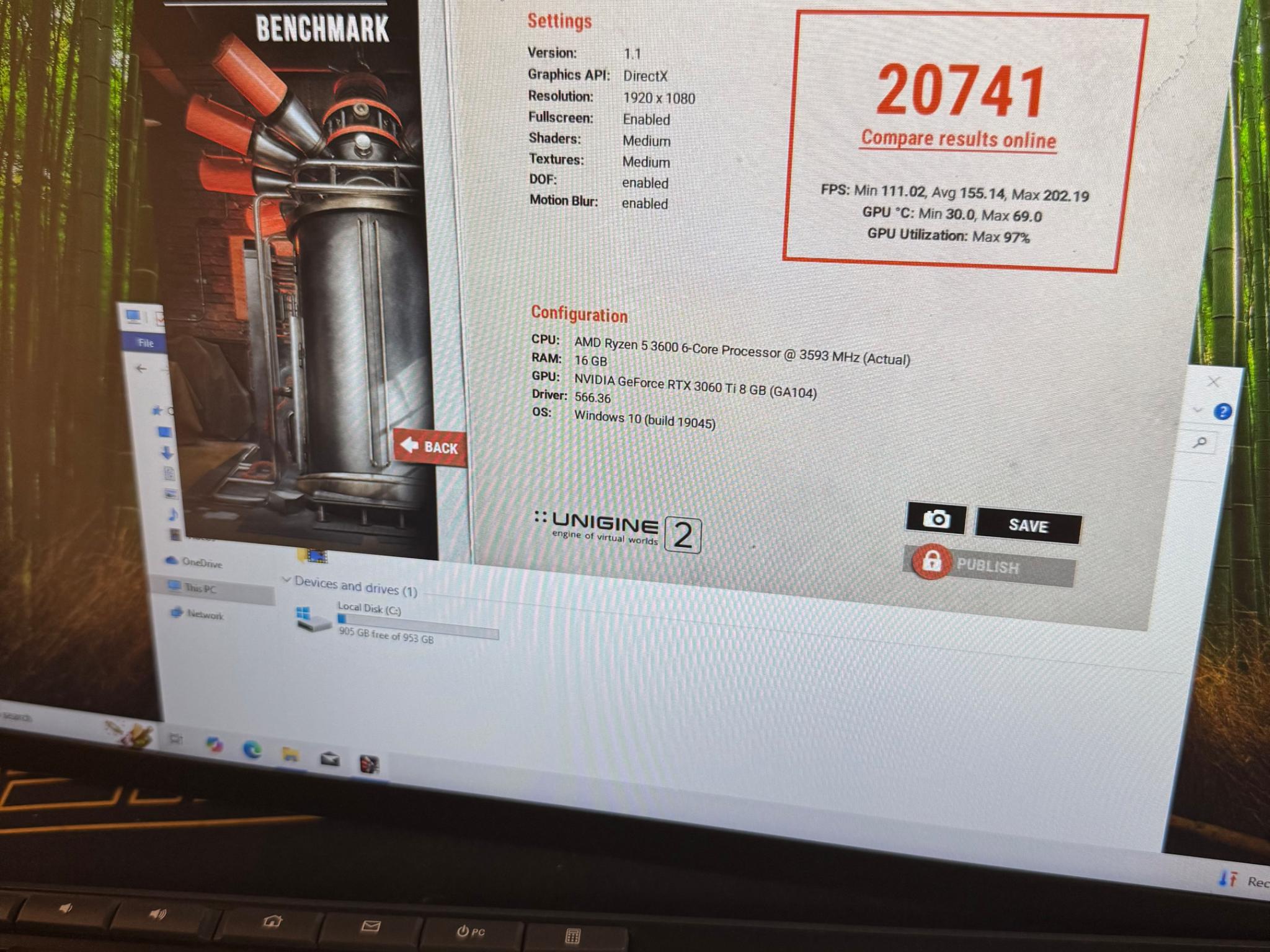Gaming pc RTX 3060 ti