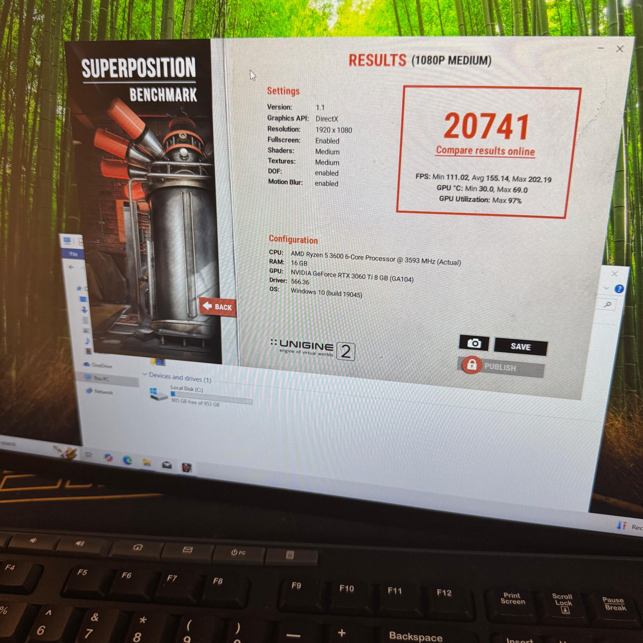 Gaming pc RTX 3060 ti
