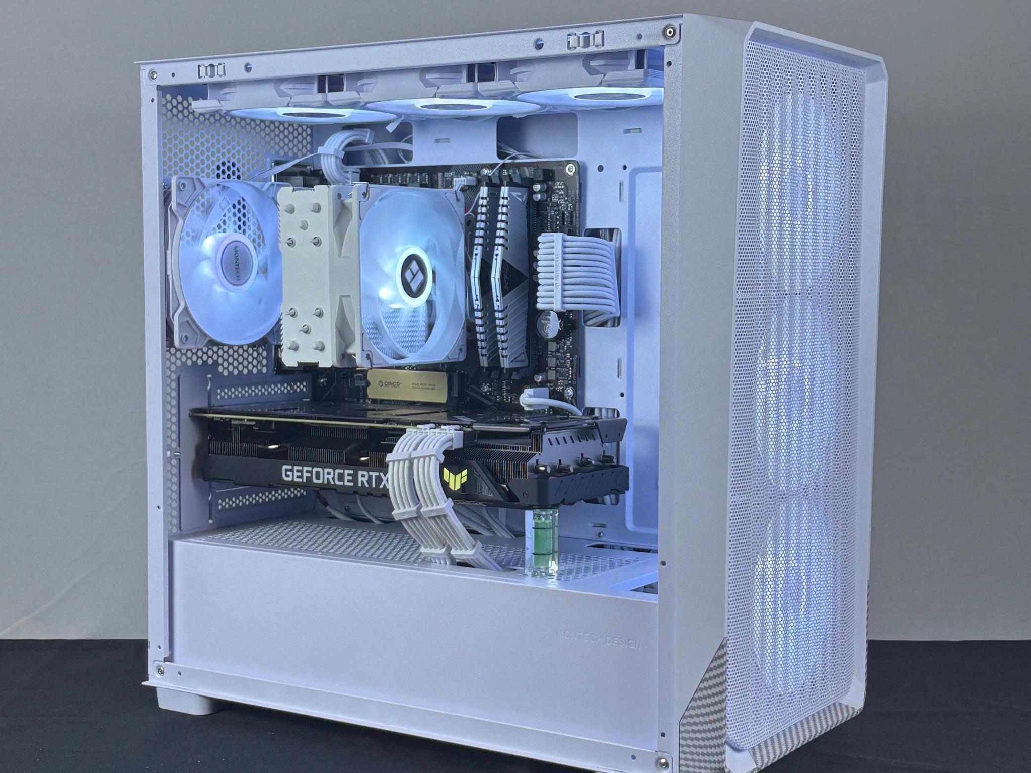 🤍 White RTX 3070 + Ryzen 7 3700X Gaming PC | 16GB DDR4 | ARGB Control