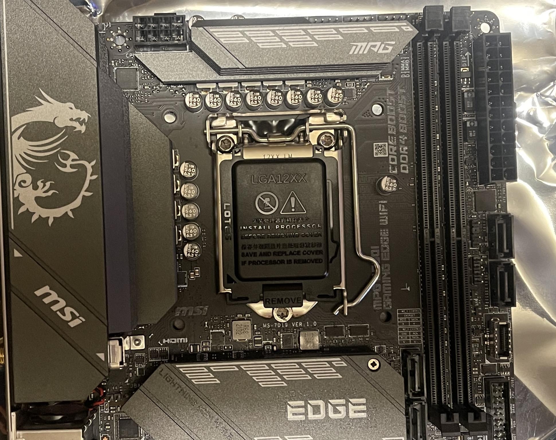 MSI MAG MPG B560i Gaming Edge WiFi