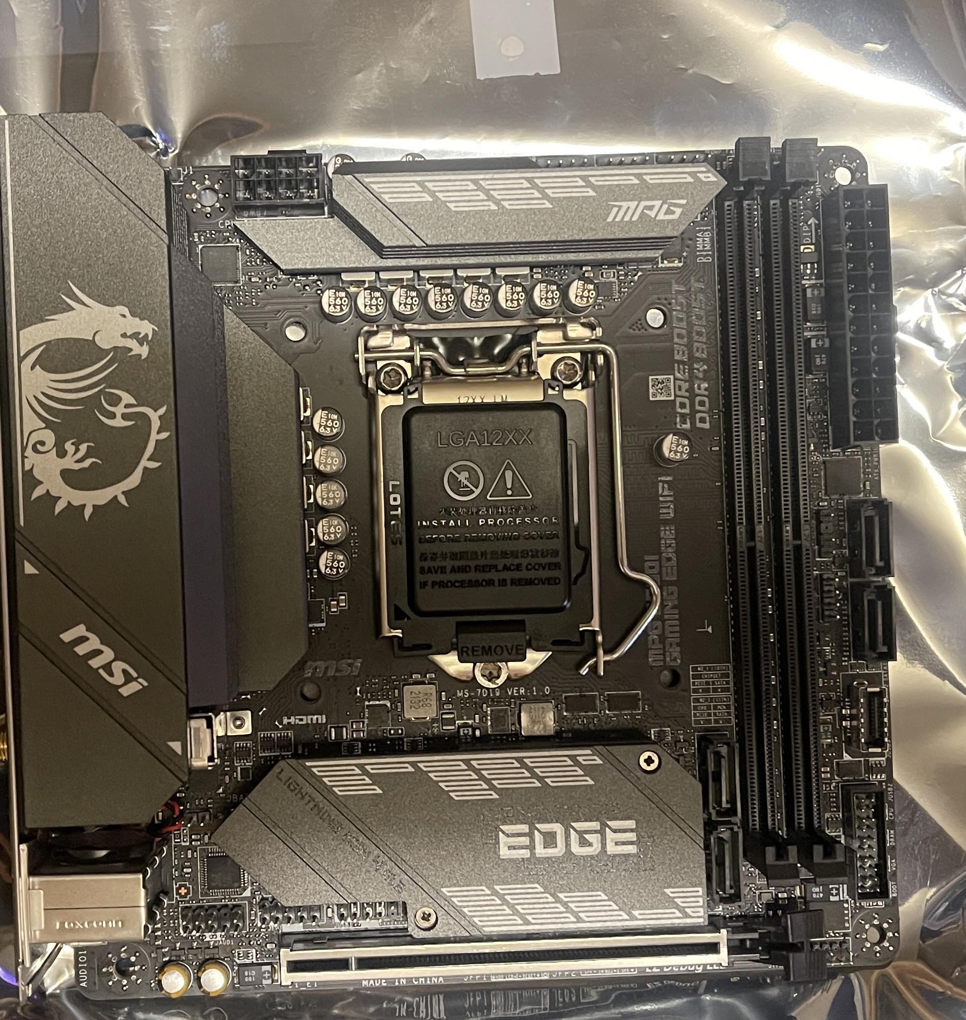 MSI MAG MPG B560i Gaming Edge WiFi
