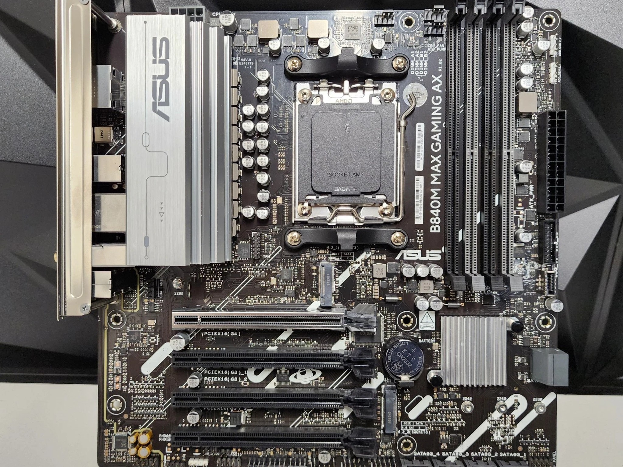 UPDATED BIOS ASUS B840M MAX GAMING AX WIFI6 DDR5 AM5 MATX MOTHERBOARD
