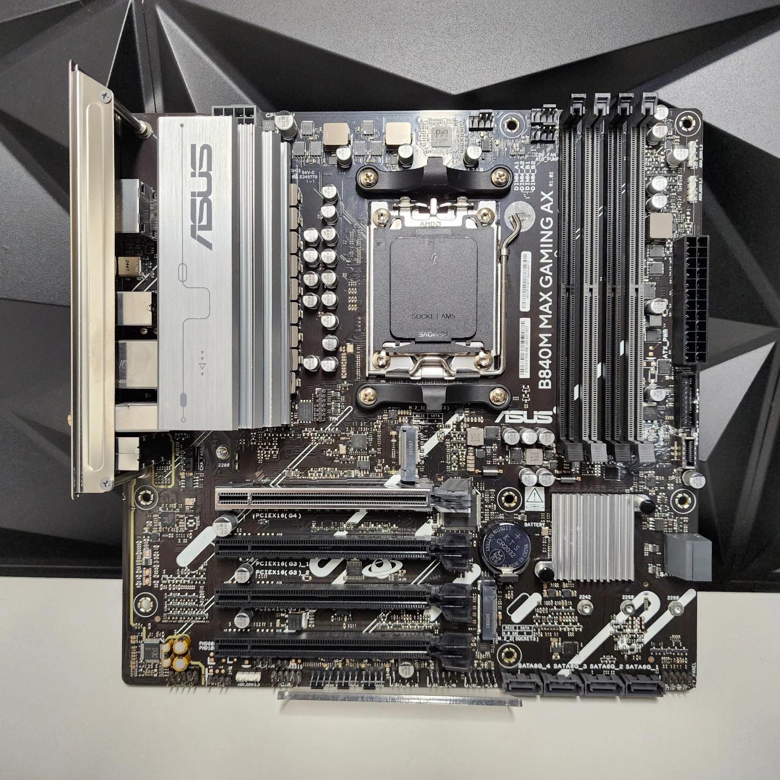 UPDATED BIOS ASUS B840M MAX GAMING AX WIFI6 DDR5 AM5 MATX MOTHERBOARD