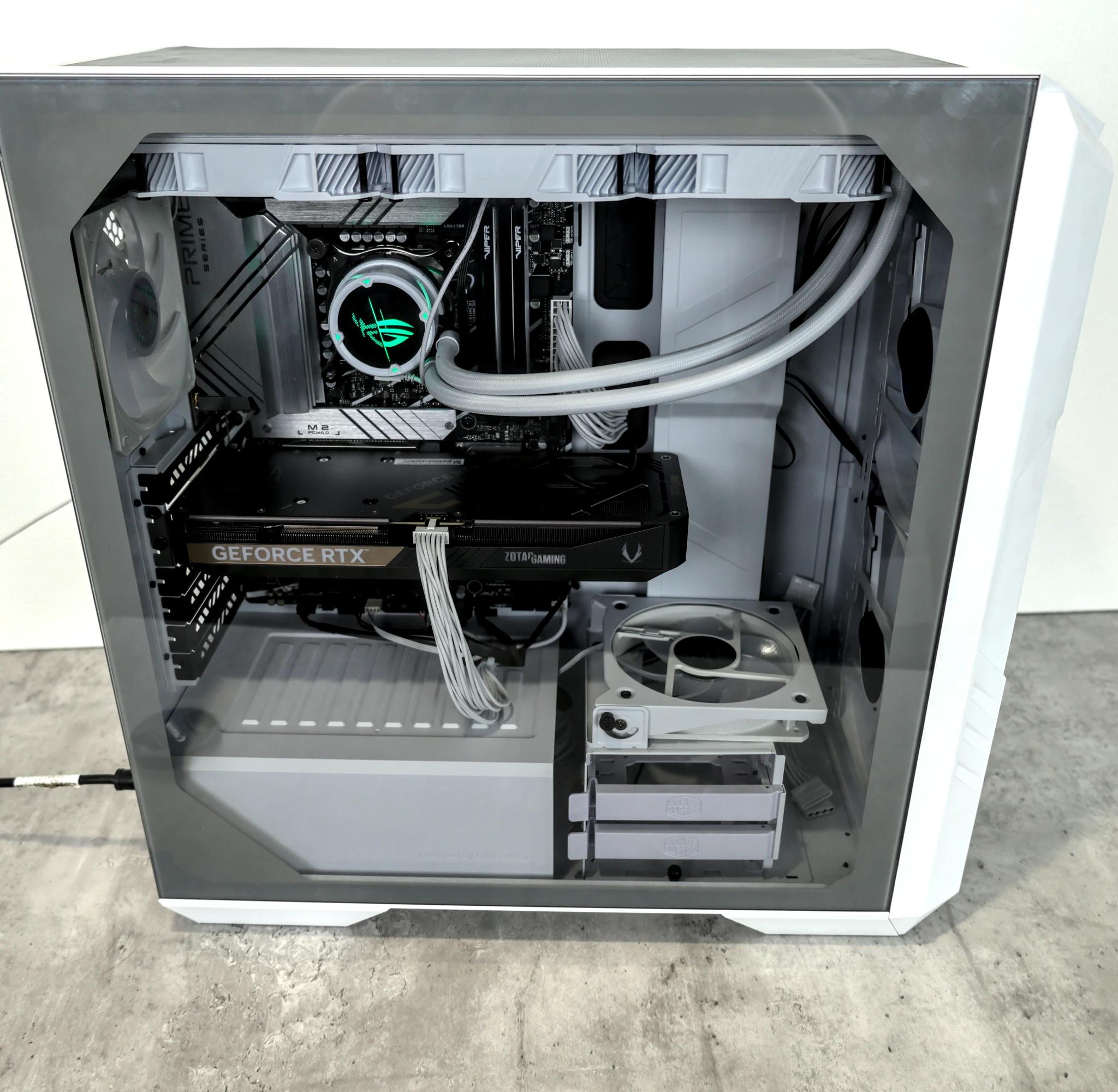 High-End 1440p/4K Ready White Aesthetic Custom PC