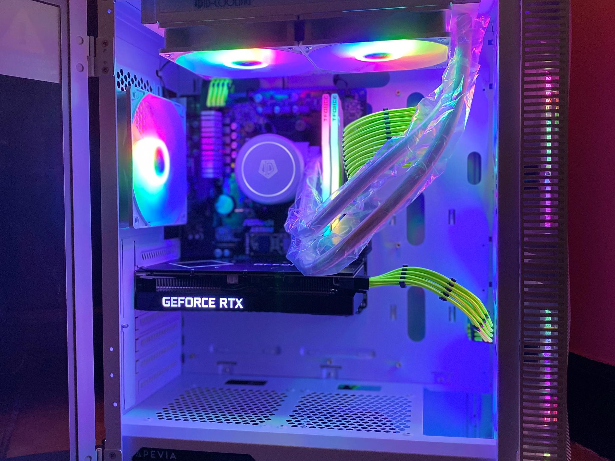 (Liquid Cooled) RTX 3060Ti |Ryzen 5 5600| 1TB NVMe SSD |T-Force Delta RGB DDR4 16GB|Windows 11 Pro